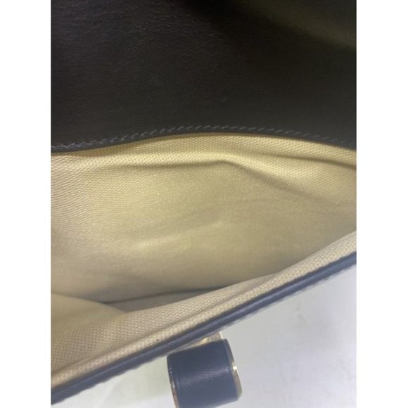 Jimmy Choo Justine Handbag Black Leather Shoulder Bag - Picture 2 of 12